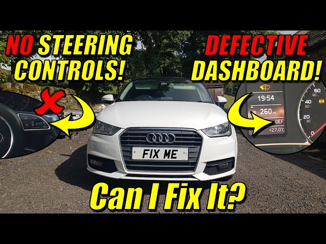 Audi A1 Faulty Steering Controls And A Very Questionable "Previous Repair" 😡
