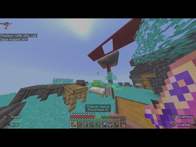 Minecraft building an iron farm part 1