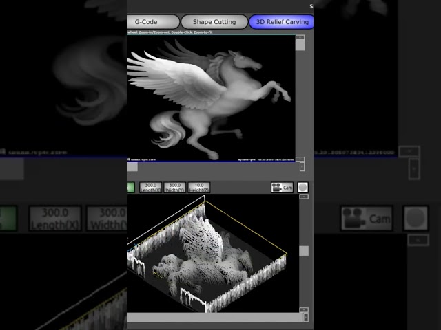 Raspberry pi CNC: SBC-CNC Software, Direct 3D relief Carving from Greyscale images #cnc #cncsoftware