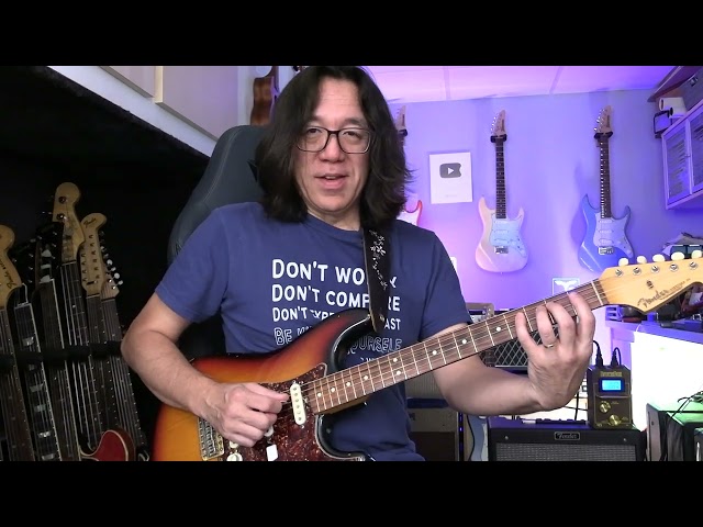 Simple (not easy) picking with a slow tempo