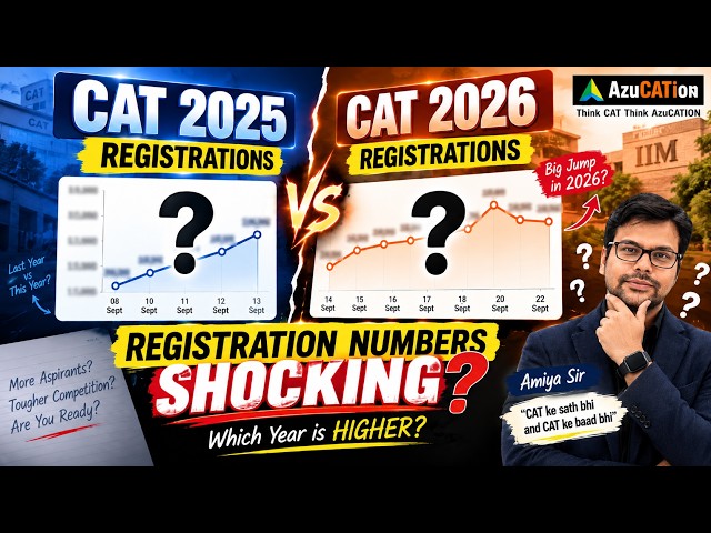 CAT 2026: 3 Lakh+ Registrations 😱 Are You REALLY Competing With 3 Lakh Students?