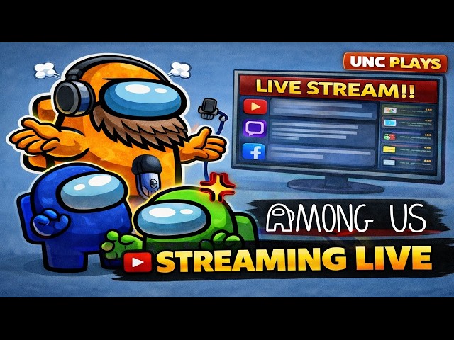 UNC PLAYS LIVE WITH VIEWERS | Modded Among Us! EHR, TOHE & 1v14 Challenge