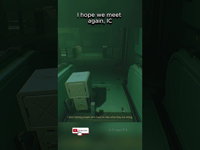 I hope we meet again, IC (game: Routine)