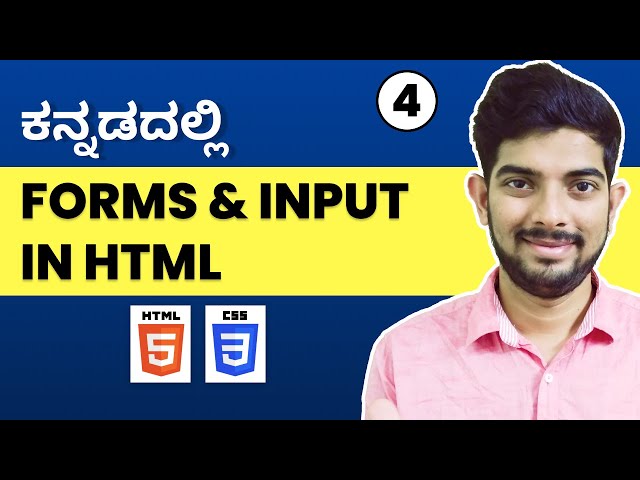 Creating HTML Forms in Kannada | HTML & CSS Tutorial for Beginners in Kannada