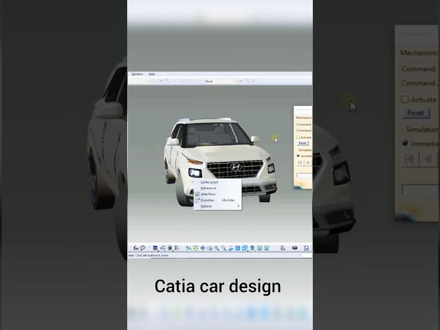 car design in catia v5 by imagine and shape tool and generative shape design (hyundai venue)