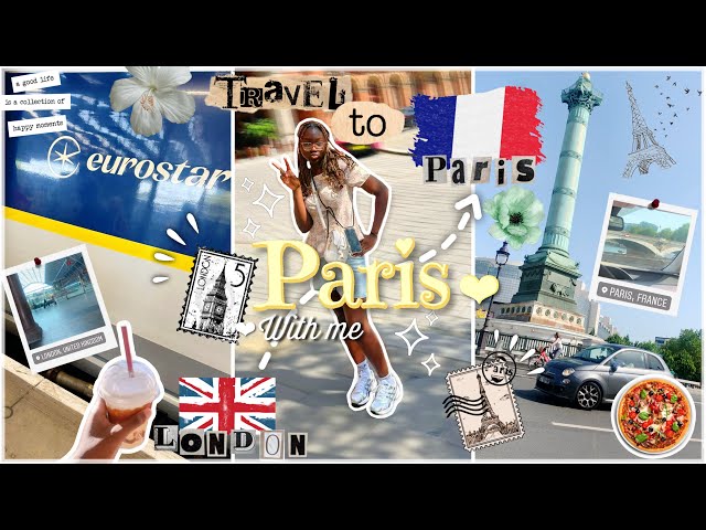 TRAVEL VLOG 🚕📸🇫🇷 | London to Paris ᥫ᭡ [Ep.1] || jemimah’s journal 📓 ᥫ᭡