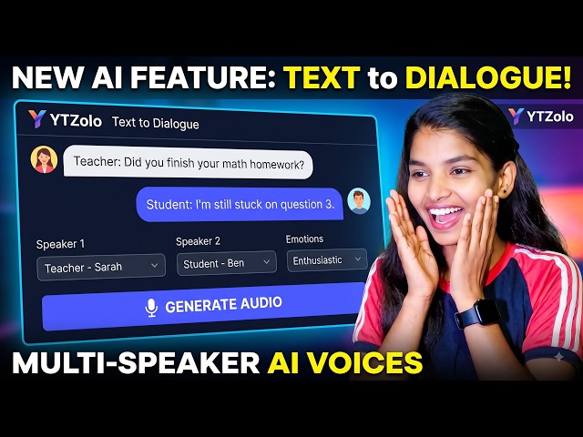 🎙️ Create Realistic AI Conversations in Seconds | Text to Dialogue Generator