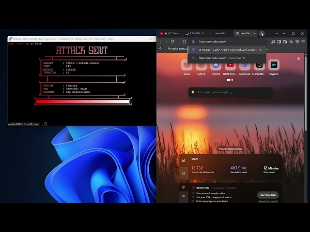 Kelihos NetWork - L7 showcase - Renode hosting