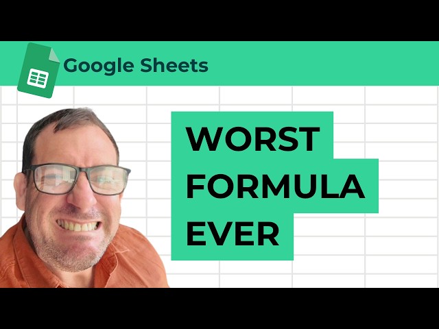 Is this the Worst Formula in Google Sheets?