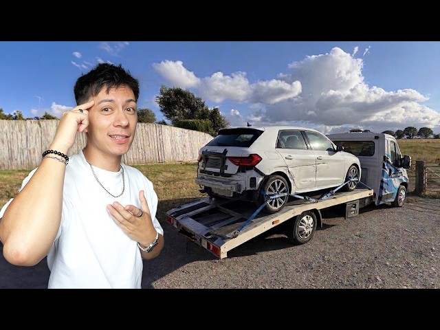 I bought a CRASHED DAMAGED car for CHEAP!