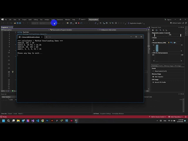 1.OOP: Polymorphism 