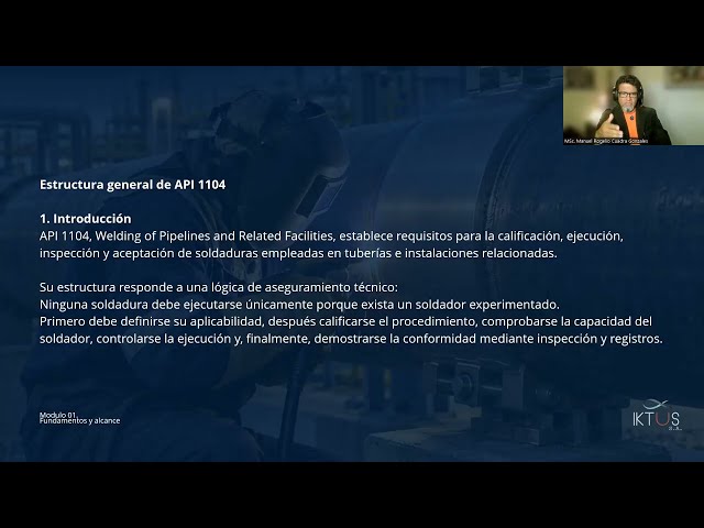 ANEXX B / API 1104 22ava edición. Capacitación diseñada para transformar el conocimiento normativo.