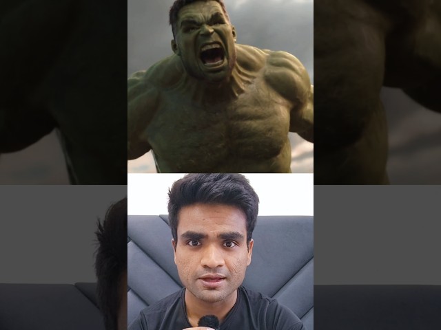 Hulk Ki Pant Kyu Nahi Phat'ti ? 🤯  #reels #marvel #shorts #shortvideo #hulk #viral #new #trending