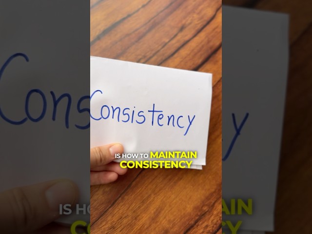 how to be *CONSISTENT*🔥🚀 #consistency #howtobeconsistent #studymotivation #ektasoni # #studytips