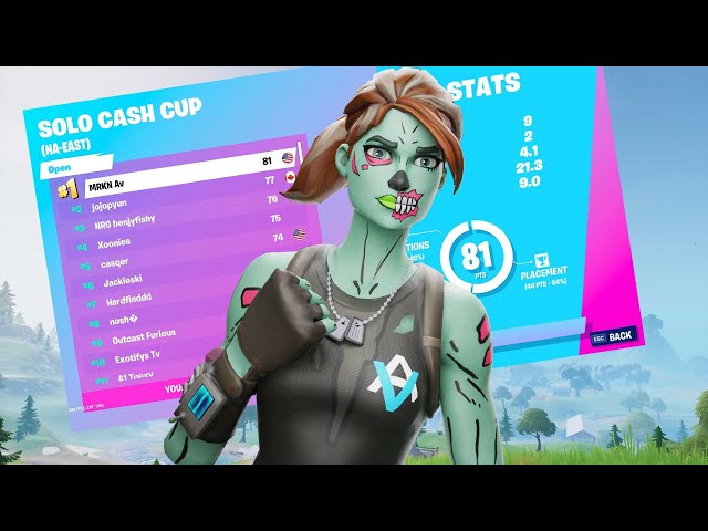 How I made 6000$ in the Solo Cash Cup (1st Place)