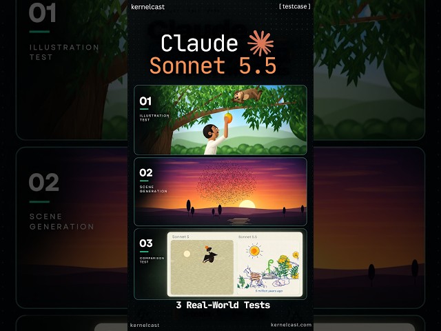 Claude Sonnet 5.5  : 3 Real World Tests