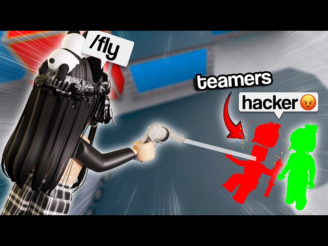TROLLING TOXIC TEAMERS WITH ADMIN COMMANDS... (Murder Mystery 2)