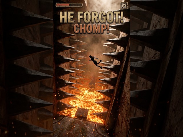 Streamer Forgets about chomping doors!  #retrogaming #gaming #tombraider #retro