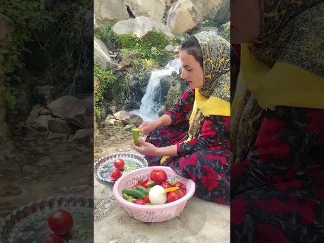 Nahid Cooks Fresh Fish by a Mountain Spring