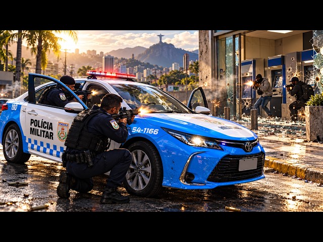 CRIMINOSOS ARMADOS + CONFRONTO no RIO de JANEIRO | GTA 5 POLICIAL