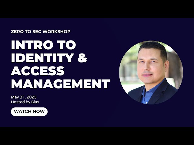 Intro to Identity & Access Management [Full]