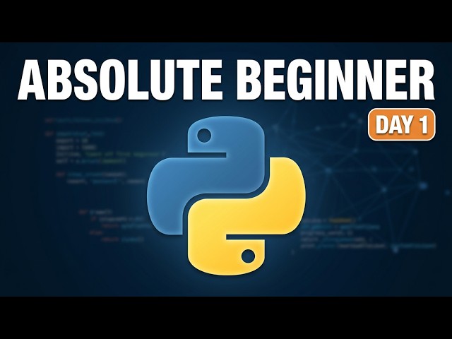 Python for Absolute Beginners: Intro & Syntax