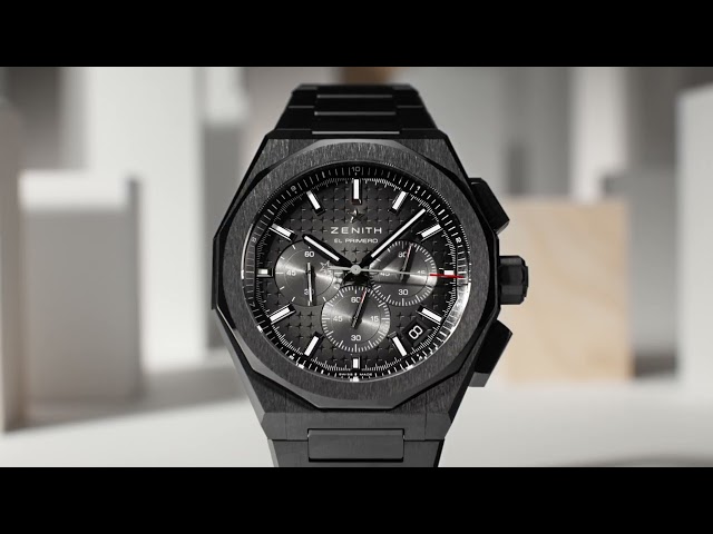 DEFY Skyline Chronograph in Black Ceramic