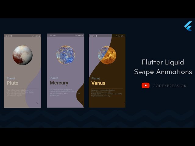How to create Liquid Swipe Animation Flutter  | EASY TUTORIAL | 2020
