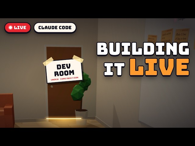 Adding a Dev Room to My AI Office (LIVE)