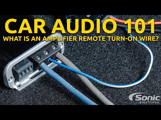 What is an Amplifier Remote Turn-On Wire?