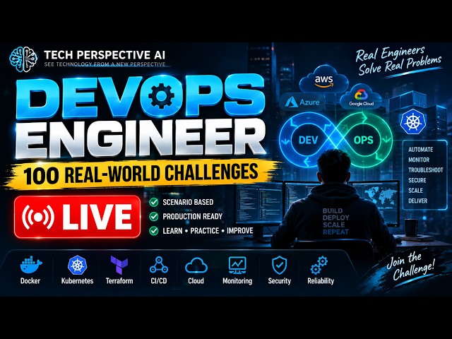 🔴 LIVE: DevOps Engineer Challenge 🚀 | 100 Real-World Scenarios, Incidents & Architecture Decisions