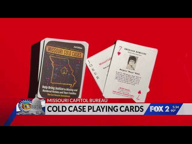 Missouri using playing cards to help solve cold cases