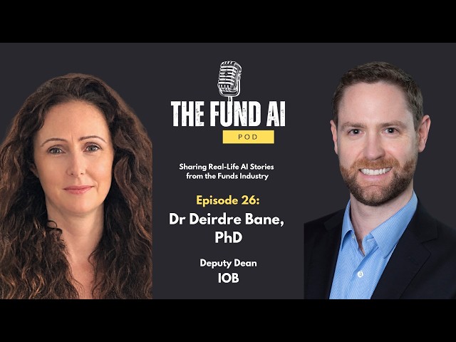 EP26: Dr Deirdre Bane, PhD | Deputy Dean at IOB