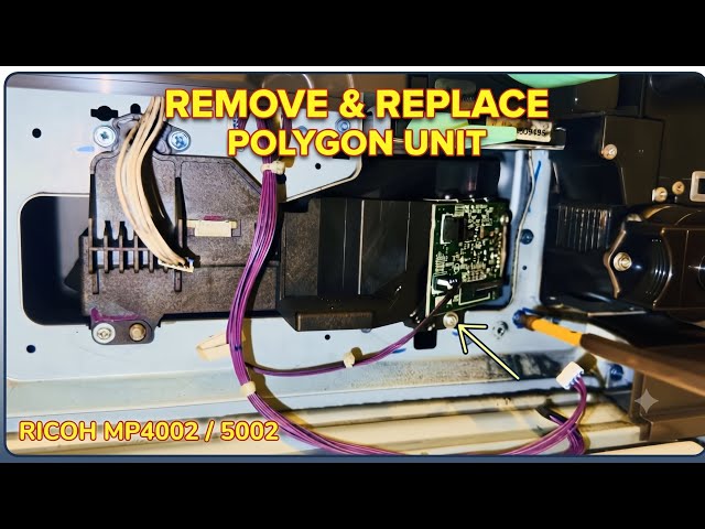 Remove and Replace Polygon Ricoh MP4002/5002 
