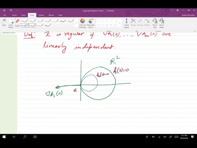 ECE 5759: Nonlinear Optimization Lec 15