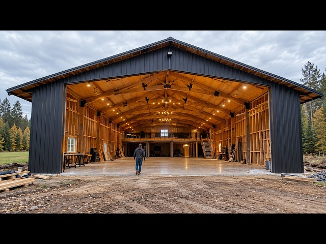 Two Men Take on a Massive Project Building an $800,000 Barn House | by @RRBuildings
