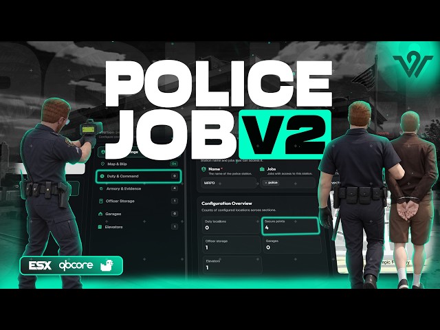 FiveM Advanced Police Job V2 [2026]