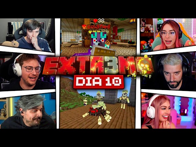 EVERY DEATH ON DAY 10 | MINECRAFT EXTREME 3 | KARMA PLUS
