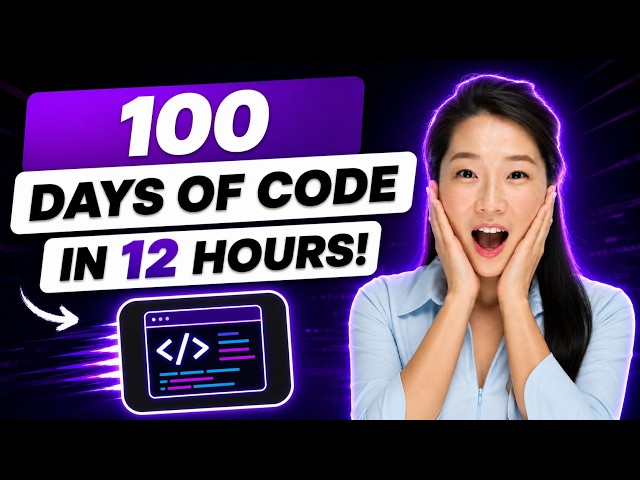100 Days of Python Code in 12 Hours!