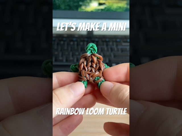 Let’s Make a Rainbow Loom Turtle 🐢 | Original Design #rainbowloom #turtle #fyp