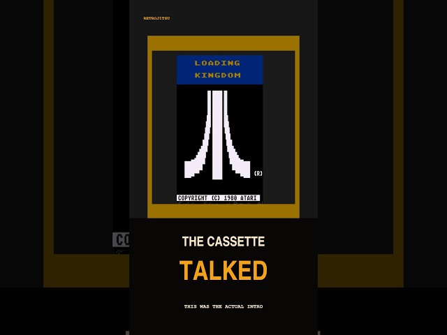 This 1980 Atari Cassette TALKED While It Loaded 🤯