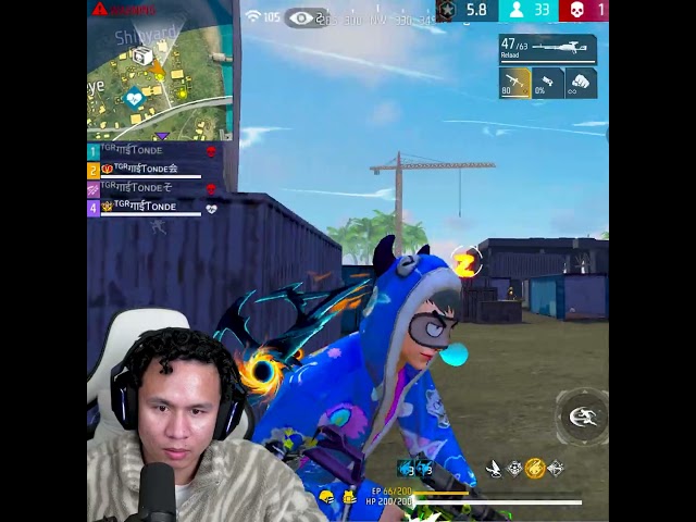 Confusing Enemy in Free Fire with Same Name 😁 #shorts #tondegamer