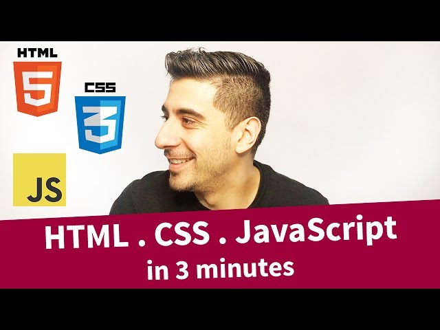 What is HTML / CSS / JavaScript? (Web Development in 3 minutes)