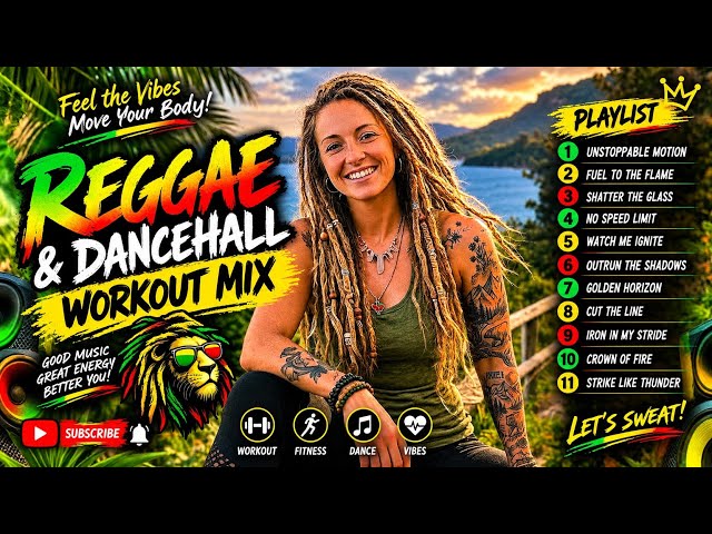 Reggae & Dancehall Workout Mix 🔥 | High Energy Gym & Fitness #reggaesongs #reggaemusic #workout