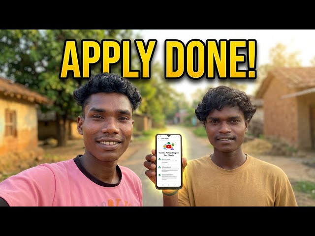 Finally! Applied for monetization for Guddu Village Vlog channel ❤️