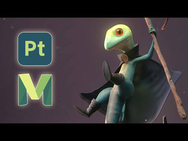 SUBSTANCE PAINTER TUTORIAL - How to TEXTURE a 3D character ! - Part 3