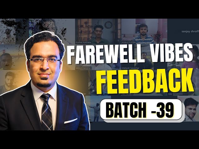 Batch-39 Farewell Vibes 🥹 | Last Day Highlights & Smiles
