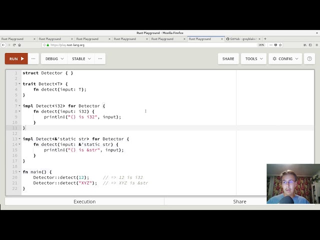 Rustcast #8 - Generic traits as an alternative to method overloading in Rust programming language
