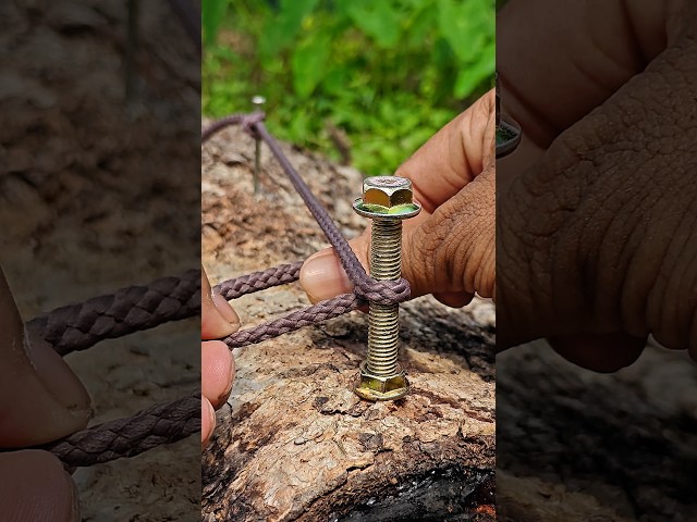 The Rope Trick You’ll Want to Try! 🪢🔥 #RopeTrick #KnotHack