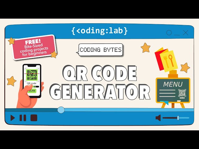 QR Code Generator | Coding Bytes | Code with Python [BEGINNER]